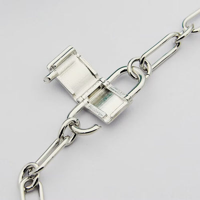 Medium Double Lock Necklace