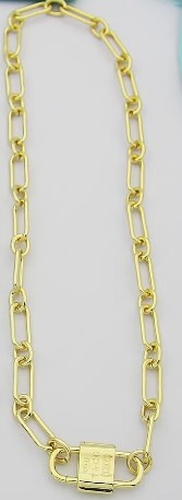 Medium Double Lock Necklace