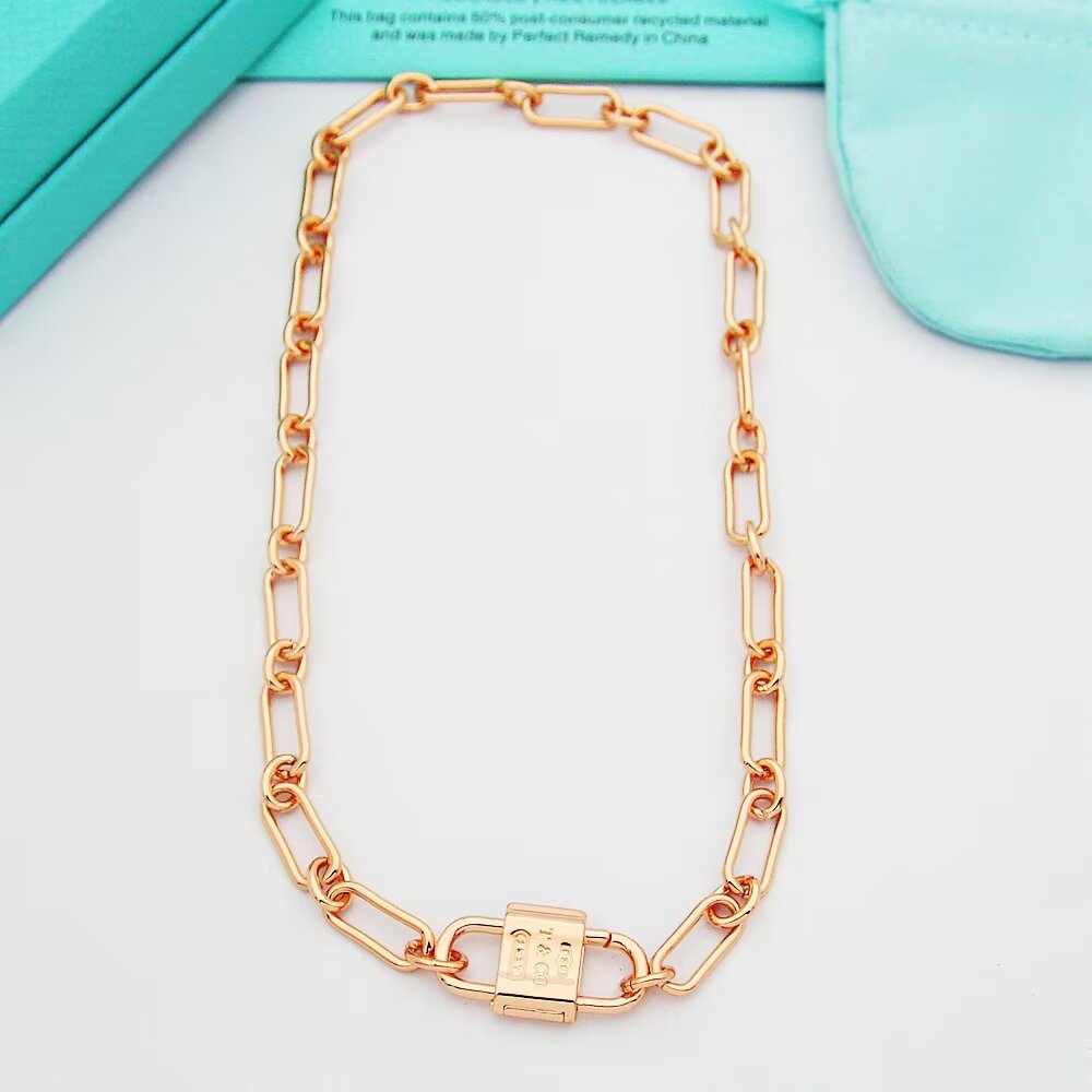 Medium Double Lock Necklace