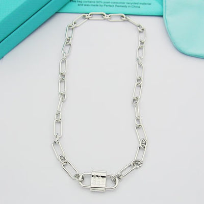 Medium Double Lock Necklace